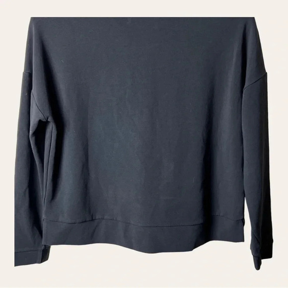 1574, ATHLETA OVERSIZED SWEATER SIZE LARGE HIGH LOW DARK GRAY‎ IN COLOR - Picture 9 of 9